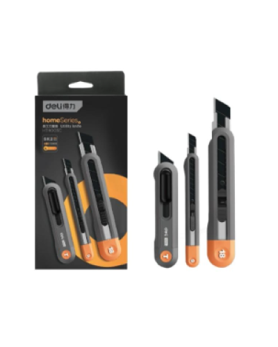 Набор технических ножей Deli Home Series Gray 3шт