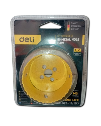 Коронка биметаллическая Deli 68мм