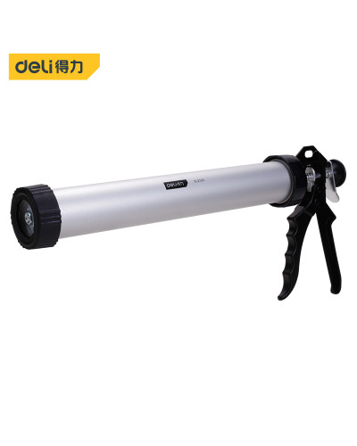 Пистолет для герметика Deli 15" 380мм сталь+алюм