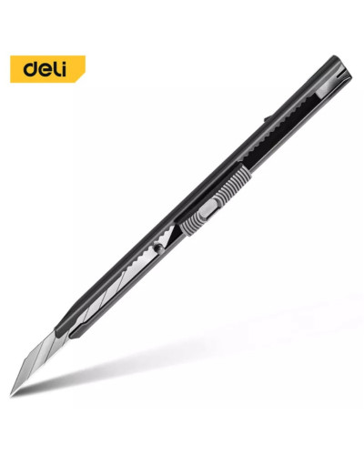 Нож канцелярский Deli 9мм дл.140мм SK5