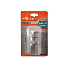 Пневмофитинг Sturm внутр резьба 1/4"-рапид(мама) RF