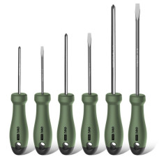 Набор отверток Deli 6шт Home Series Green