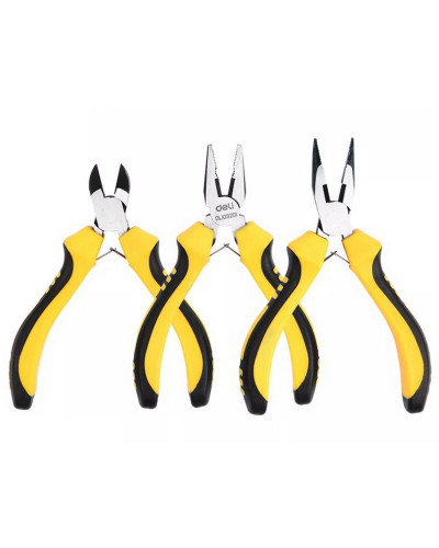 Набор плоскогубцев Deli Mini 5" 3шт