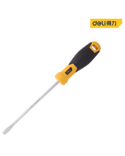 Отвёртка крестовая Deli PH2x125мм пластик ручка