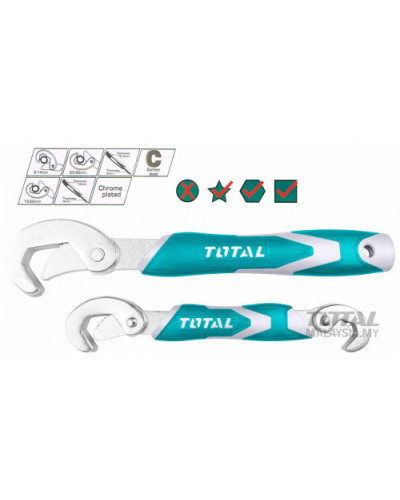 Купить Ключ универсальный TOTAL BENT WRENCH 2PCS THT10309328 (2шт) в Бишкеке
