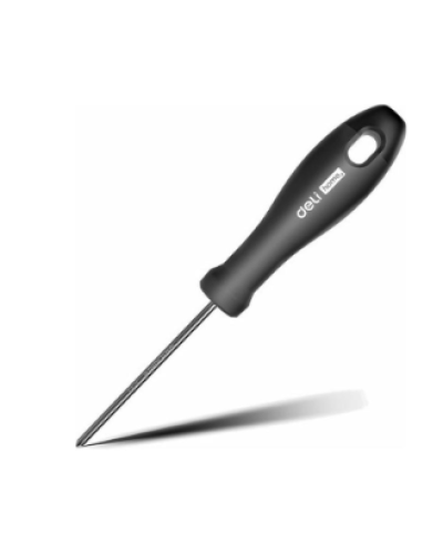 Отвёртка крестовая Deli PH0x 75мм Home Black