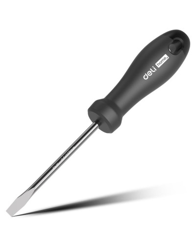 Отвёртка шлицевая Deli Home Series Black SL6x150мм