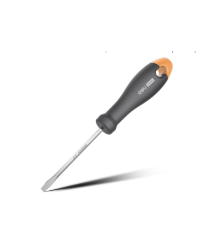 Отвёртка шлицевая Deli Home Series Gray SL5x100мм
