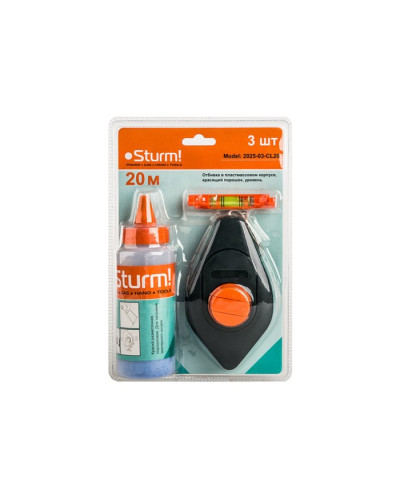 Шнур разметочный Sturm 20м