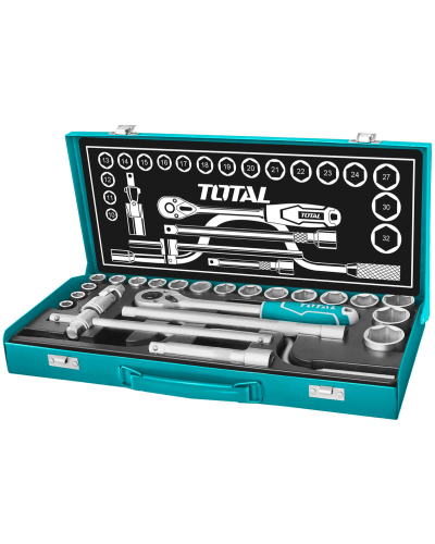 Набор головок TOTAL SOCKET SET 24PCS THT141253